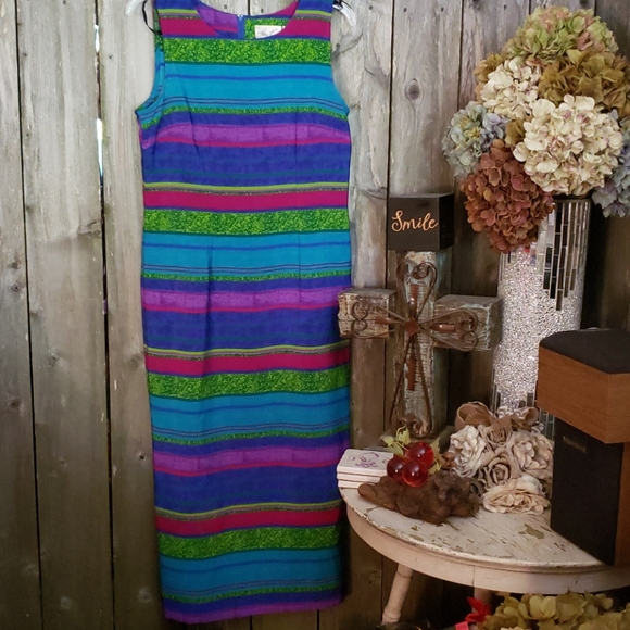 GORGEOUS  Maxi Summer Dress Colorful - Picture 1 of 5